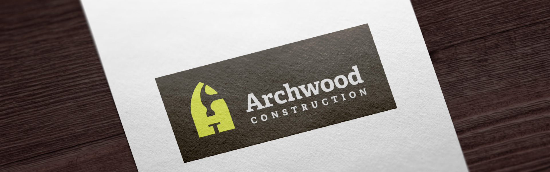 Archwood Construction identity